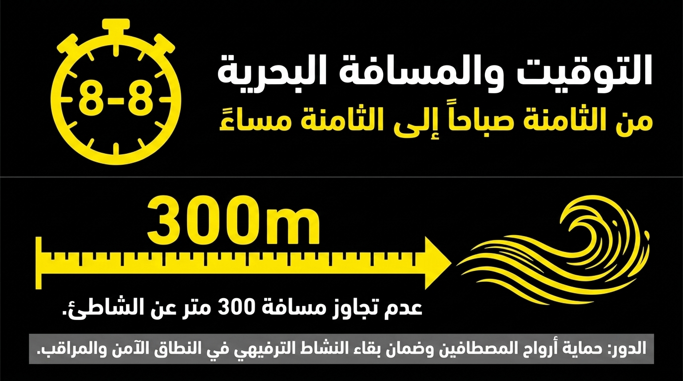 التوقيت والمسافة البحرية