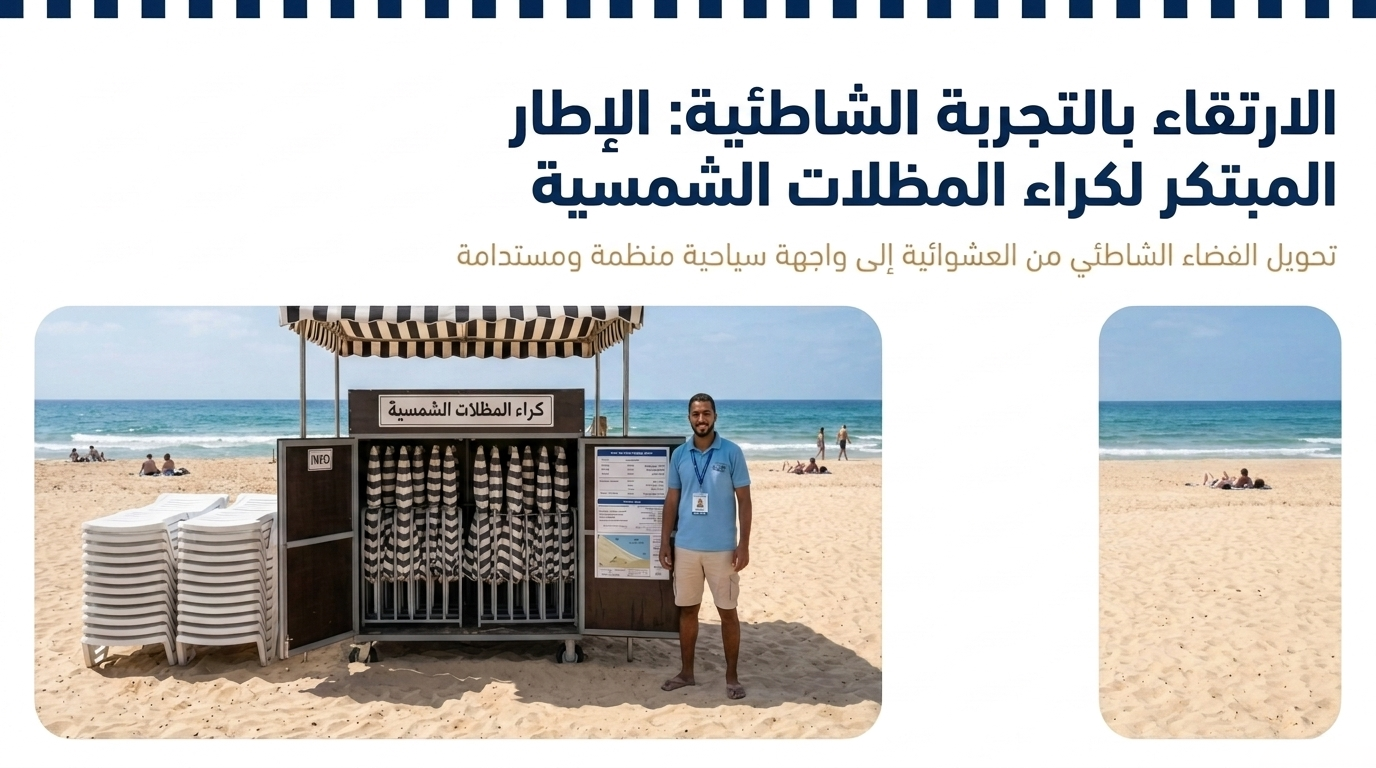 الإطار المبتكر لكراء المظلات الشمسية